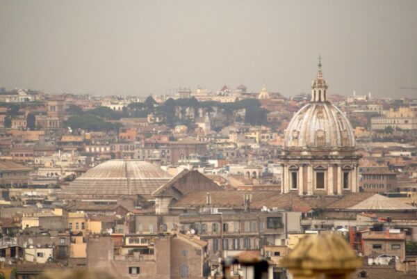 Rome, oktober 2008: uitzicht.