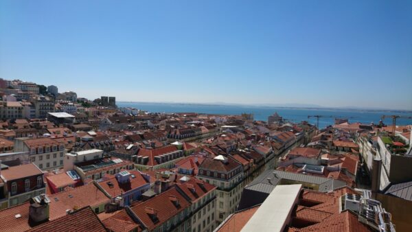 Uitzicht Lissabon, Elevador de Santa Justa.