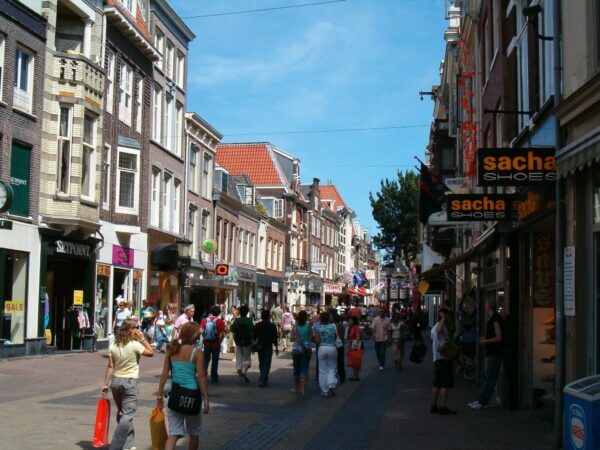 Winkelstraat in Utrecht.