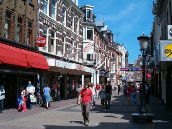 Winkelstraat in Utrecht.
