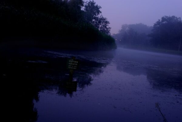 Vijver in Heempark Amstelveen, geen vissen.