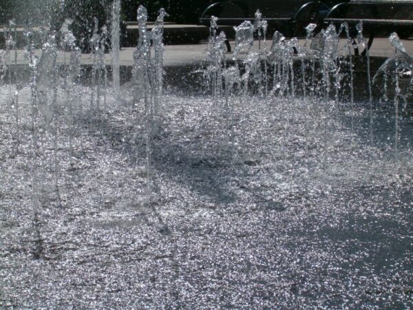 Waterballet in Amstelveen, fontein.