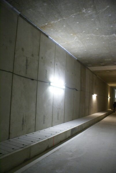 Noord-zuidlijn tunnel onder het IJ.