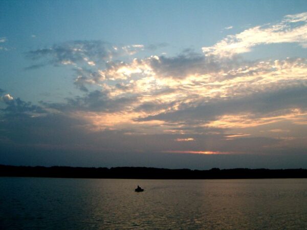 Zonsondergang bij de Poel, Amstelveen.
