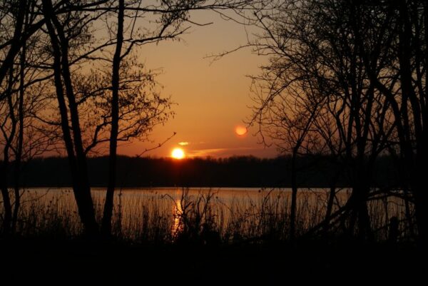 Zonsondergang bij de Poel