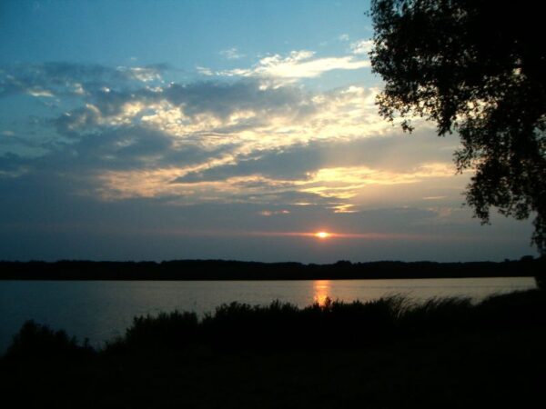 Zonsondergang bij de Poel, Amstelveen.